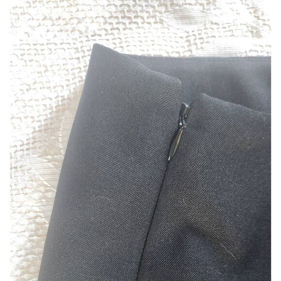 K10  Evan Picone Essentials classic black straight business skirt - Picture 6 of 10